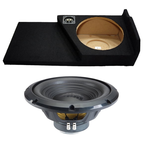 Alpine fits 14-18 Chevy Silverado Double Cab Sealed Single 12" W12S4 Loaded Subwoofer Sub Box Enclosure 250W RMS 4 Ohm