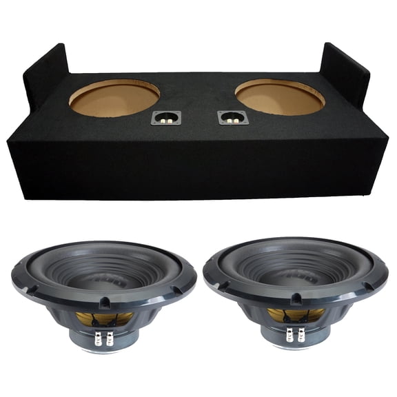 Alpine fits 83-12 Ford Ranger Ext Cab Sealed Dual 12" W12S4 Loaded Subwoofer Sub Box Enclosure 500W RMS 4 Ohm