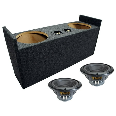 Alpine fits 87-06 Jeep Wrangler YJ TJ Sealed Dual 10" W10S4 Loaded Subwoofer Sub Box Enclosure 500W RMS 4 Ohm