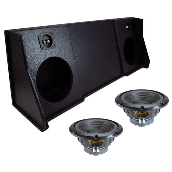 Alpine fits 94-01 Dodge Ram Ext Cab Sealed Dual 10" W10S4 Loaded Subwoofer Sub Box Enclosure Rhino Coated 500W RMS 4 Ohm