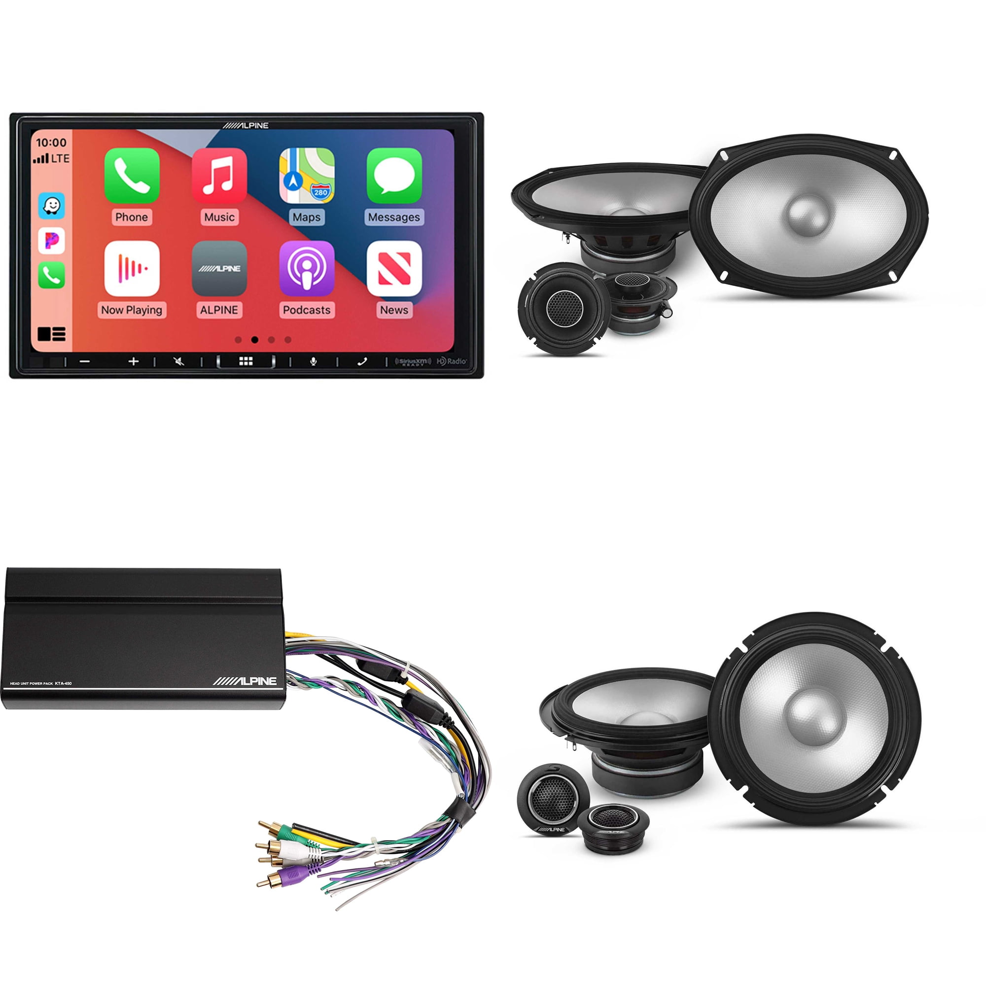 Alpine iLX-407 7-Inch Multimedia Receiver Apple Carplay and Android ...