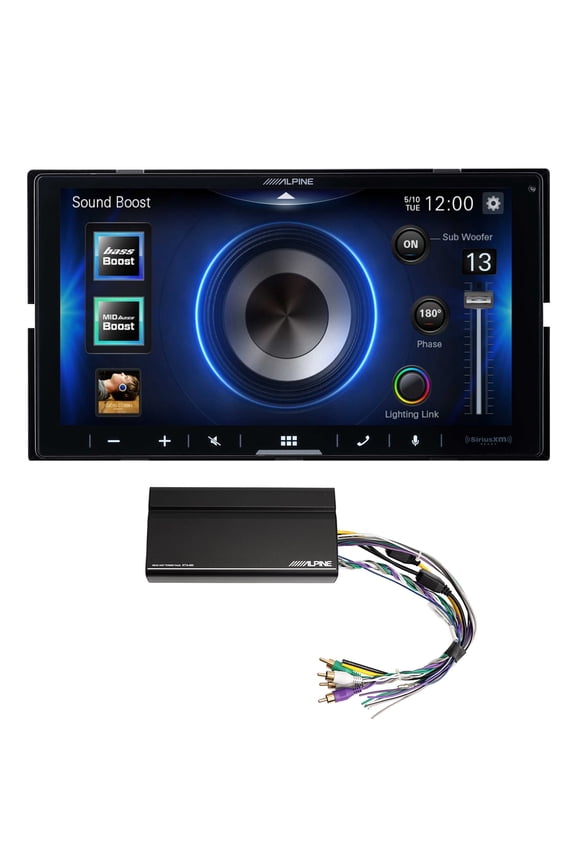 iLX-W670 Receiver with Apple CarPlay and Android Auto Includes KTA-450 4-Channel Power Pack Amplifier