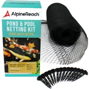 AlpineReach Pond Netting Heavy Duty Protection Mesh Heron Bird Net Black 15ft x 20ft