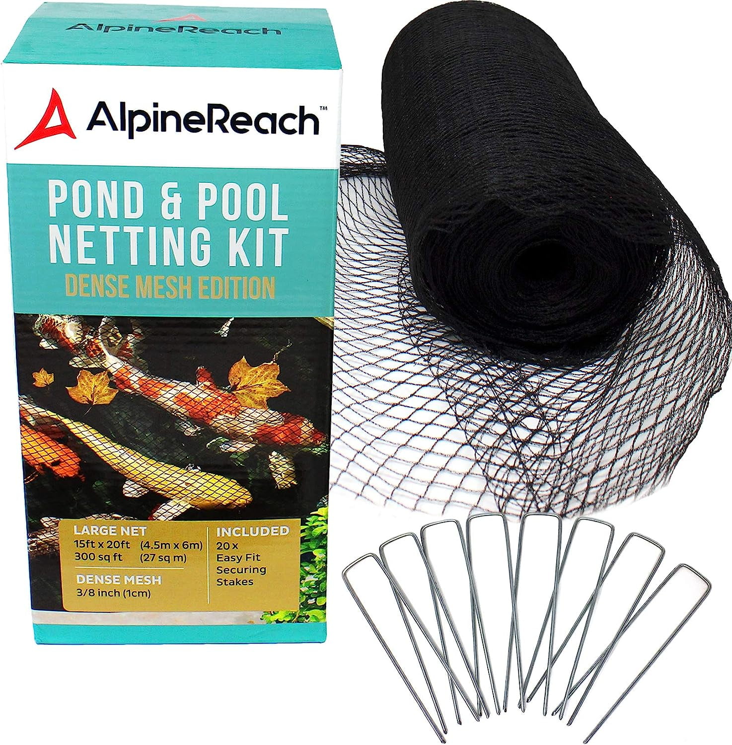 AlpineReach Garden Pond & Pool Protection Netting - Fish Cover, Fine ...