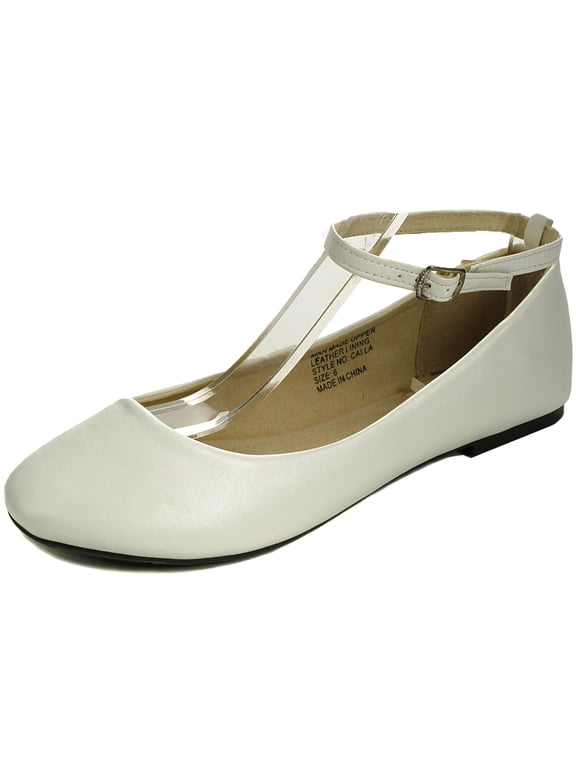 Alpine Swiss Calla Women's Ballet Flats Round Toe Ankle Strap Flat Shoes Casual Wear Lightweight Durable Ballerina Flats Order One Size Up