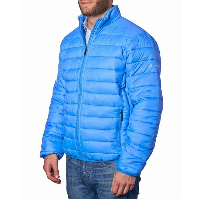 AlpineSwiss Niko Packable Light Mens Down Alternative Puffer Jacket Bubble Coat
