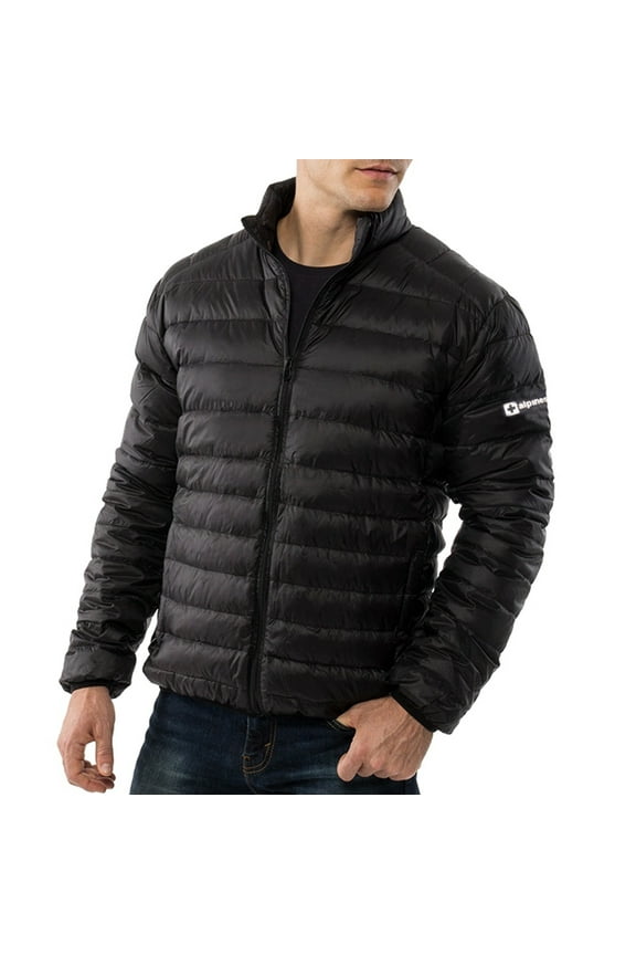 Niko Men’s Puffer Jacket Warm Down Alternative Insulated Coat | Packable Water-Resistant & Windproof Winter Outerwear with Zipper Pockets