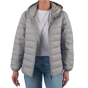 Alpine Swiss Eva Women’s Hooded Puffer Jacket | Lightweight Down Alternative Coat | Warm Water-Resistant Packable Winter Outerwear with Zip Pockets