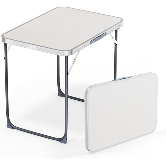 Alpinel 2.3FT Small Camping Table,Portable Camping Table with Carrying Handle, Picnic Table Foldable Table Essentials for Indoor Outdoor