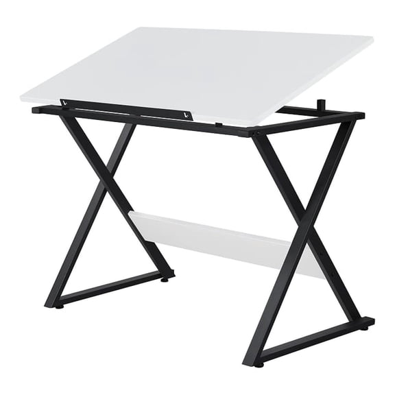 Alpinel Adjustable Drawing Tables Drafting Desk with P2 Tiltable Tabletop for Reading, Writing,Studying Art Craft Work Station