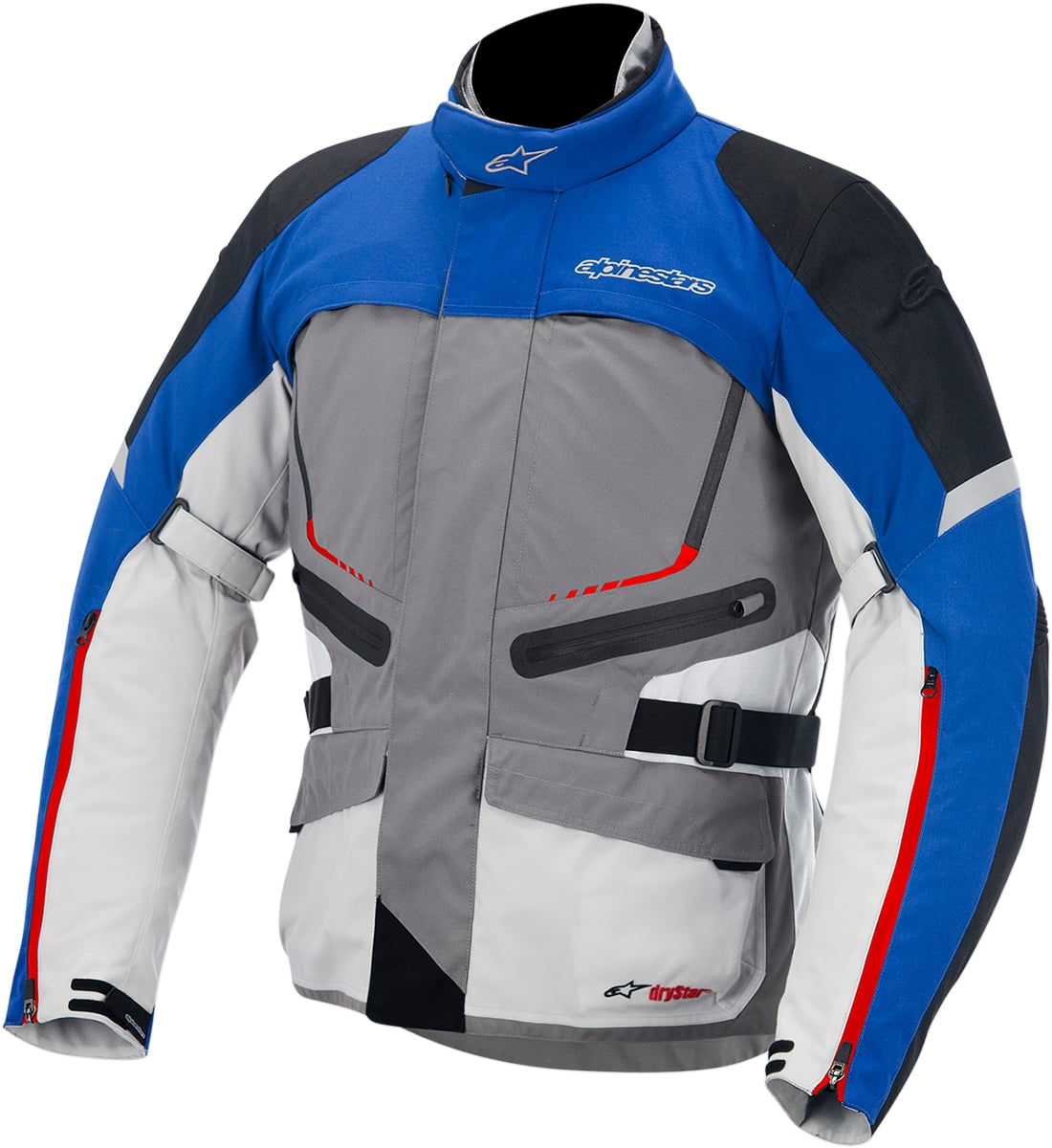 Alpinestars 14 Valparaiso Drystar Jacket Gray Blue Red Sand M