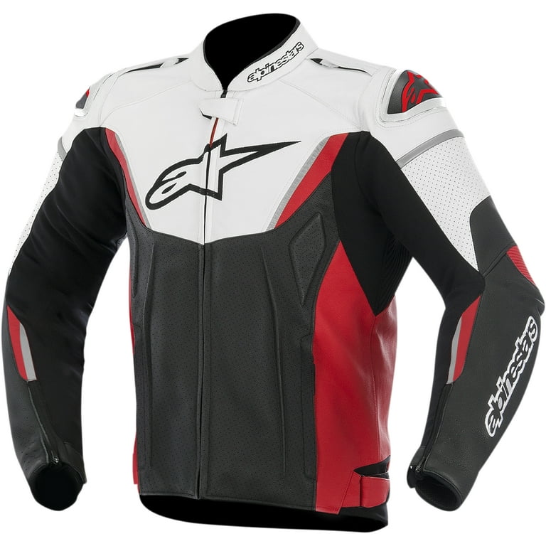 Alpinestars 15' GP-R Perforated Leather Jacket White/Black/Red 54