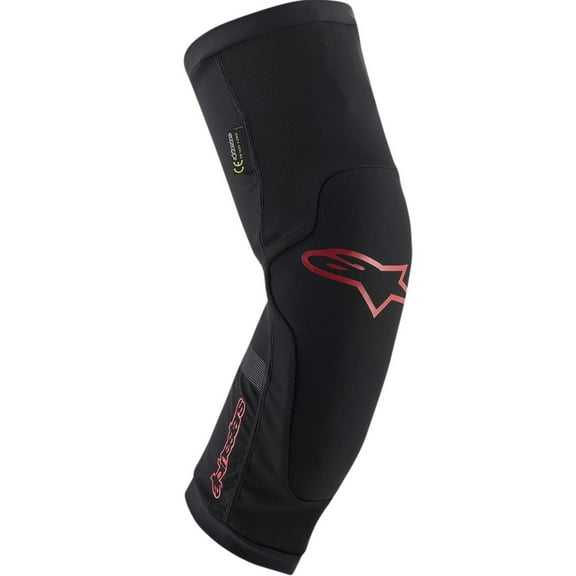 Alpinestars Paragon Plus MTB Mountain Bike Knee Protectors Black/Red LG