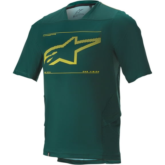 Alpinestars Drop 6.0 Short Sleeve Mens MTB Jersey Atlantic Green XL