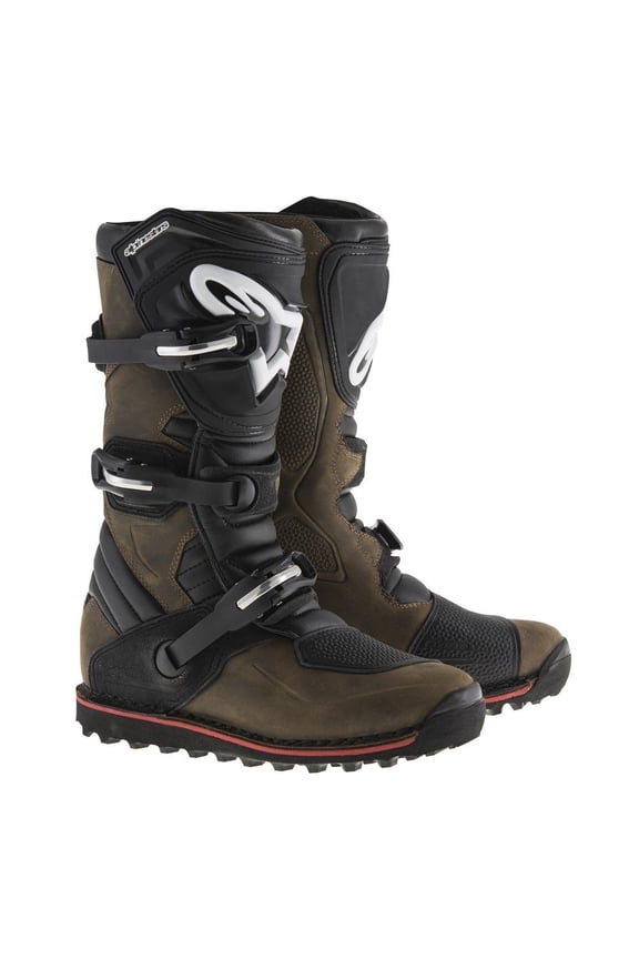 2017 Tech T Motorcycle Boots - Brown Oiled Leather