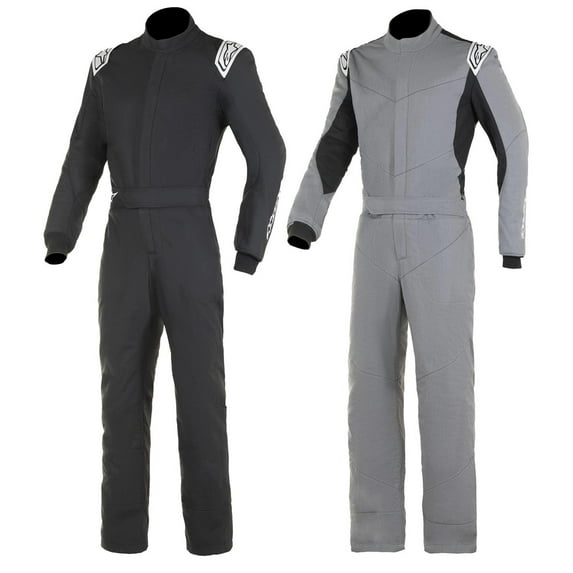 Alpinestars 3350524-12-56 Vapor One-Piece Racing Suit, Black, 56