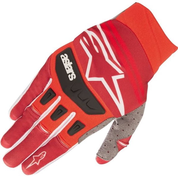 Alpinestars 3561019-308-S 3561019-308-S; Techstar Gloves Red / Burgundy Sm