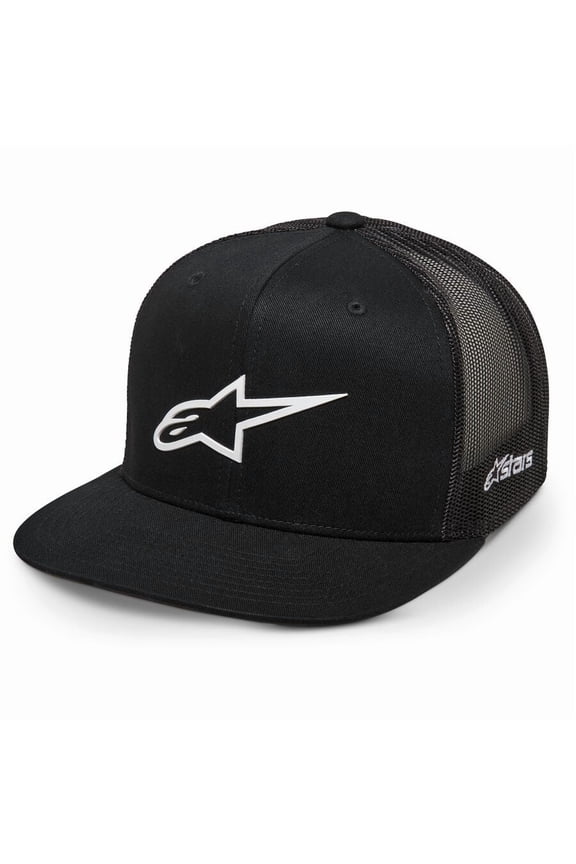 3D Ageless Snapback Trucker Hat Black/White