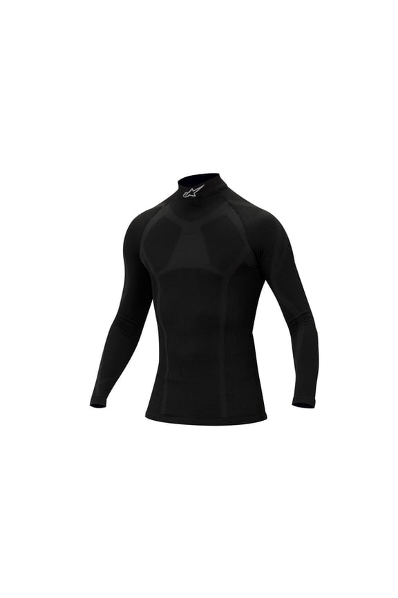 4756012-10A-2X3X Karting Racing Long Sleeve Shirt, Black, 2XL/3XL