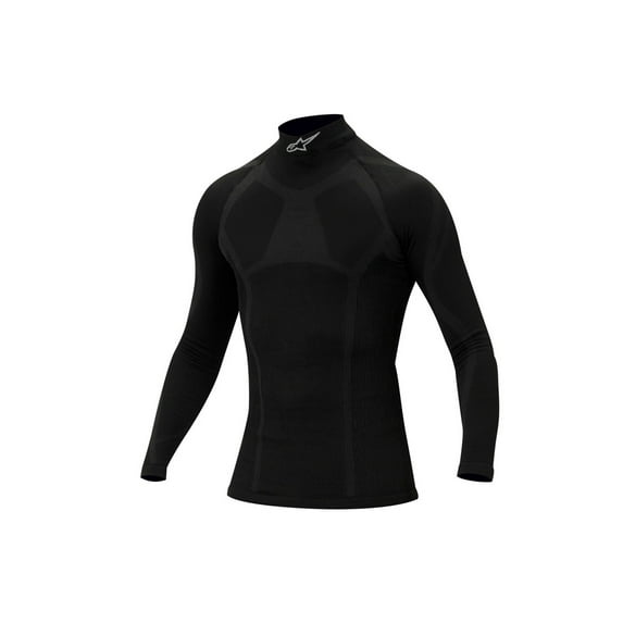 Alpinestars 4756012-10A-L/XL Karting Racing Long Sleeve Shirt Black, Large/XL