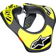 thumbnail image 1 of Alpinestars 6540118-155  6540118-155; Youth Neck Support Black / Yellow, 1 of 2