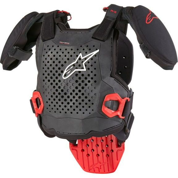Alpinestars A-5 S V2 Youth Body Armor (Lg-XL, Black/White/Red)
