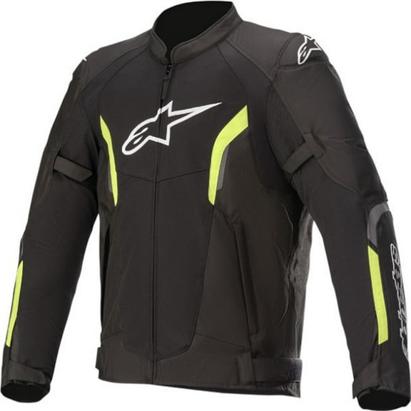 Alpinestars AST V2 Air Mens Textile Motorcycle Jacket Black/Yellow 3XL
