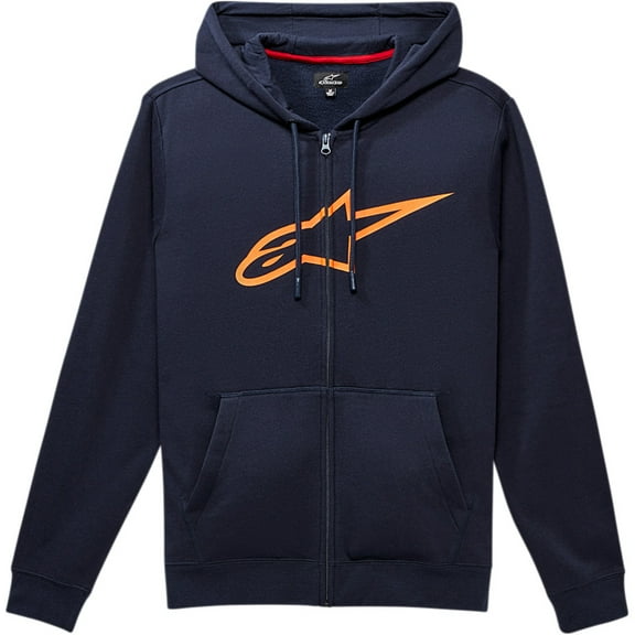 Alpinestars Ageless II Mens Zip Up Hoody Navy/Orange XXL