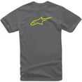 thumbnail image 1 of Alpinestars Standard Ageless Tee Charcoal/Hi Vis Yellow Lg, Multi, one_Size, 1 of 2