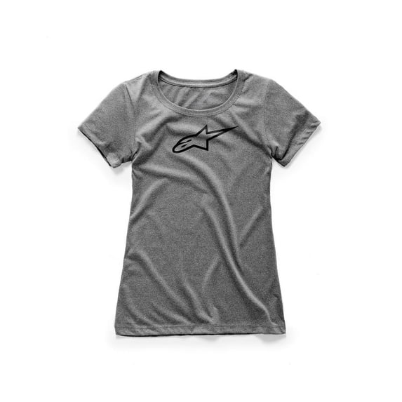 Alpinestars Ageless Womens T-Shirt (Large, Heather Gray)