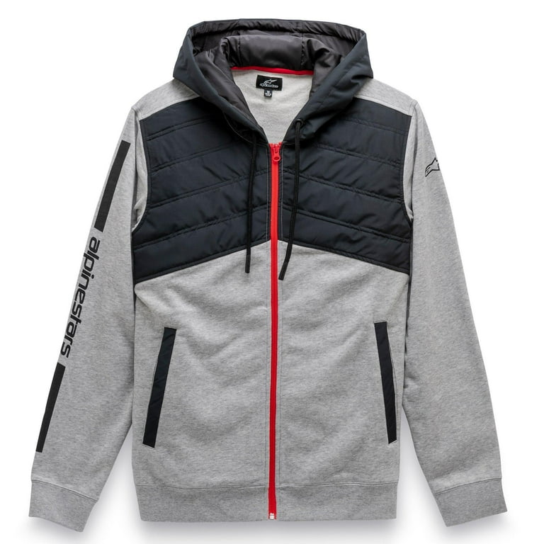 Alpinestars Alltime Mens Hybrid Hoody Jacket Heather Gray/Black XL