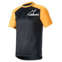 Alpinestars Alps 4.0 V2 Mens SS MTB Mountain Bike Jersey Black/Orange LG