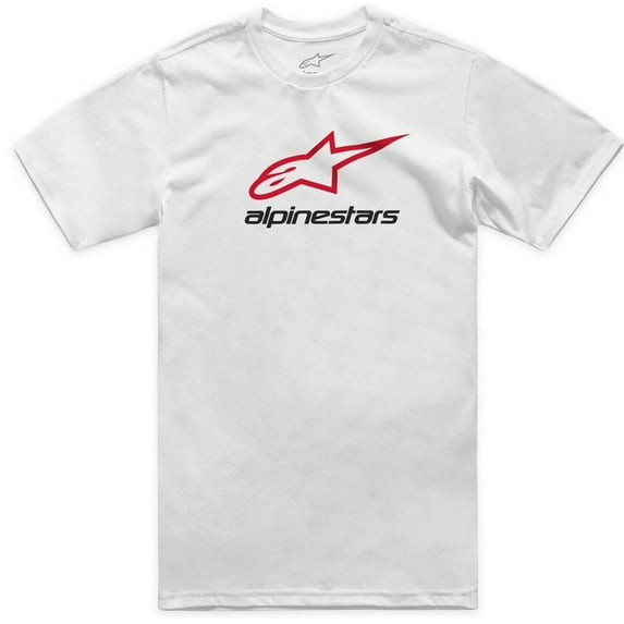 Alpinestars Always 2.0 CSF Mens Short Sleeve T-Shirt White/Red XXL