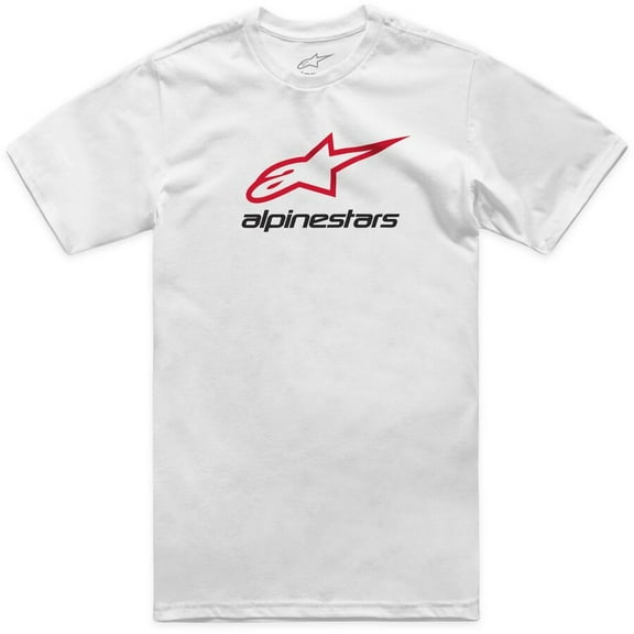 Alpinestars Always 2.0 CSF Mens Short Sleeve T-Shirt White/Red XXL