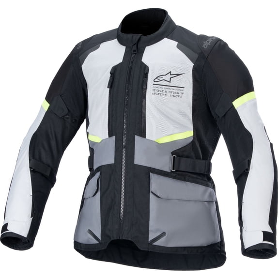 Alpinestars Andes Air Mens Drystar Motorcycle Jacket Gray/Gray/Black XL