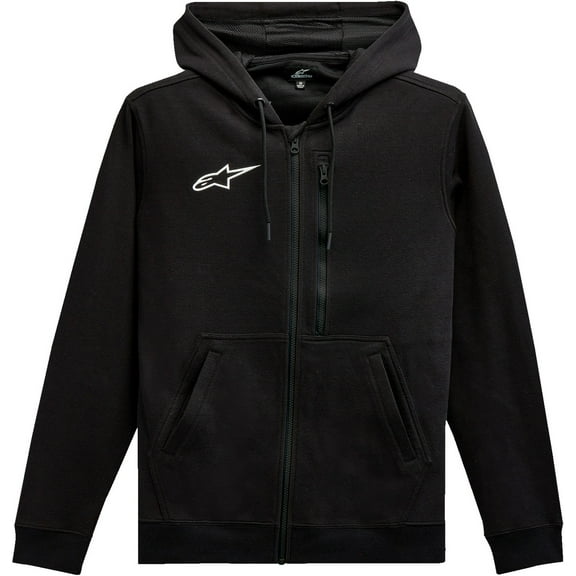 Alpinestars Asymmetrical Mens Zip Up Hoody Black MD