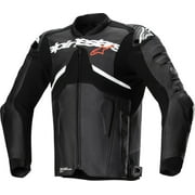 Alpinestars Atem V5 Mens Leather Motorcycle Jacket Black/White 60 EUR