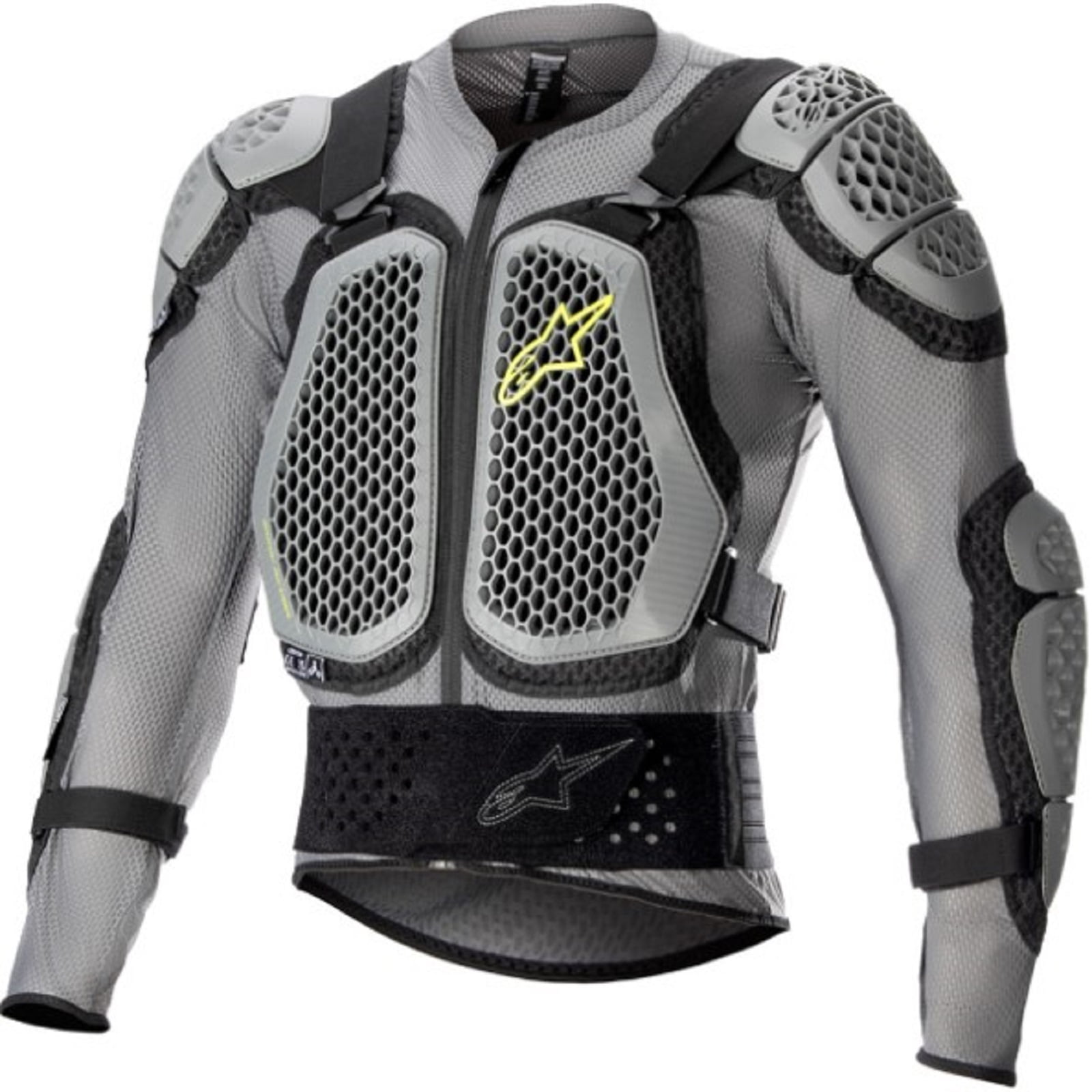 Alpinestars Bionic Action V2 Mens Protection Jackets-Gray/Black/Fuo ...