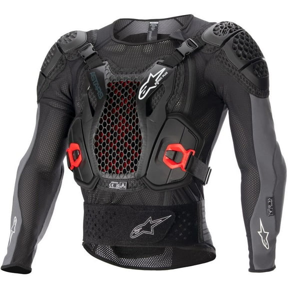 Alpinestars Bionic Plus V2 Mens Protection Black/Red Jacket-Medium