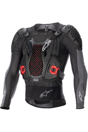 Bionic Plus V2 Mens Protection Black/Red Jacket-Small