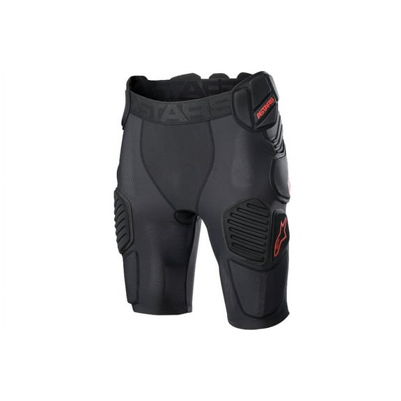 Alpinestars Bionic Pro Mens Protective Shorts Black/Red LG