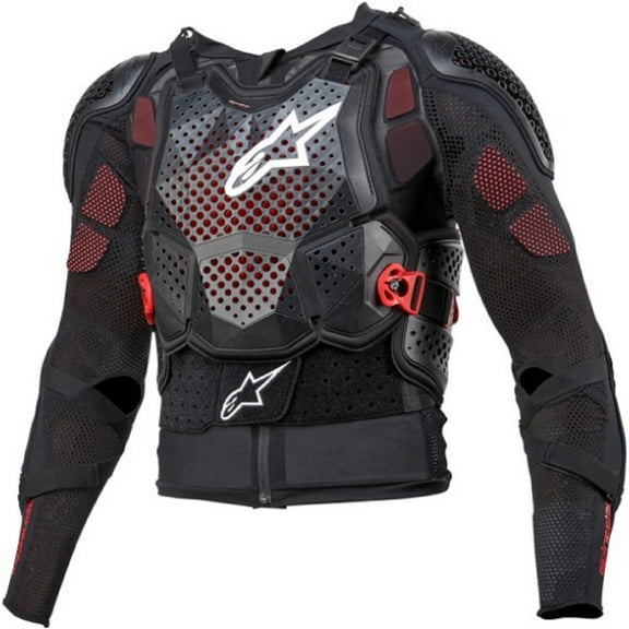 Alpinestars Bionic Tech v3 Adult Off-Road Motorcycle Jackets - Black/White/Red / X-Large