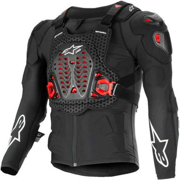 Alpinestars Bionic XTR Plasma Protection Adult Off-Road Motorcycle Jackets - Black/White/Red / Small