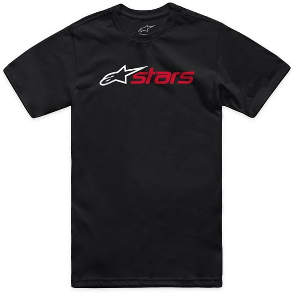 Alpinestars Blaze 2.0 Mens Short Sleeve T-Shirt Black/White/Red MD