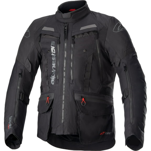 Alpinestars Bogota Pro Mens Drystar Motorcycle Jacket Black/Black LG