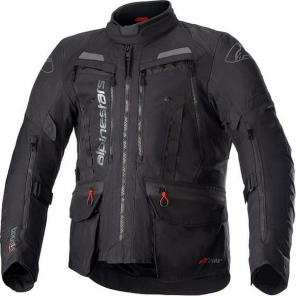 Alpinestars Bogota Pro Mens Drystar Motorcycle Jacket Black/Black SM