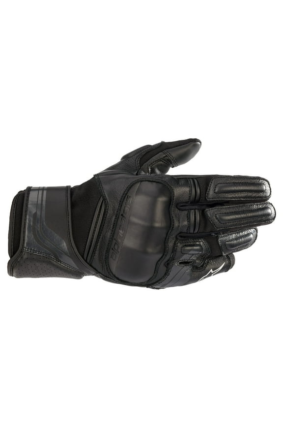 Booster V2 Mens Leather Motorcycle Gloves Black XXL