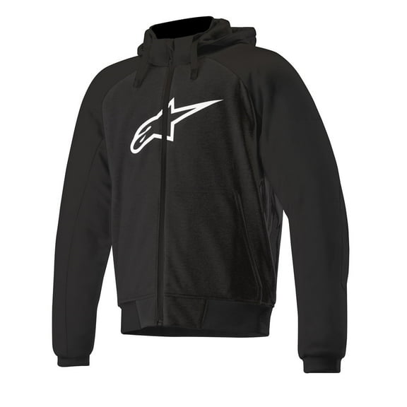 Alpinestars Chrome Mens Armored Hoody Black 4XL