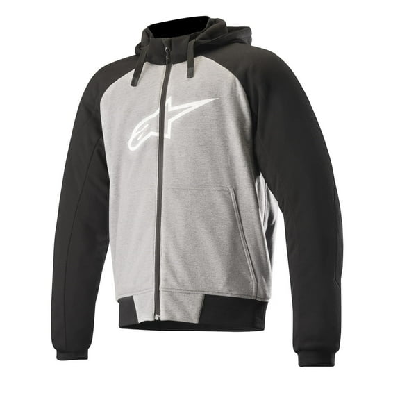 Alpinestars Chrome Mens Armored Hoody Gray 4XL