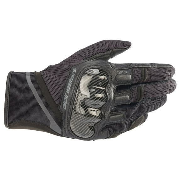 Alpinestars Chrome Mens Textile Motorcycle Gloves Black/Gray 3XL